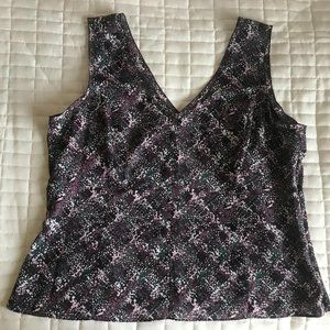 Axcess by Liz Claiborne V-Neck Sleeveless Blouse